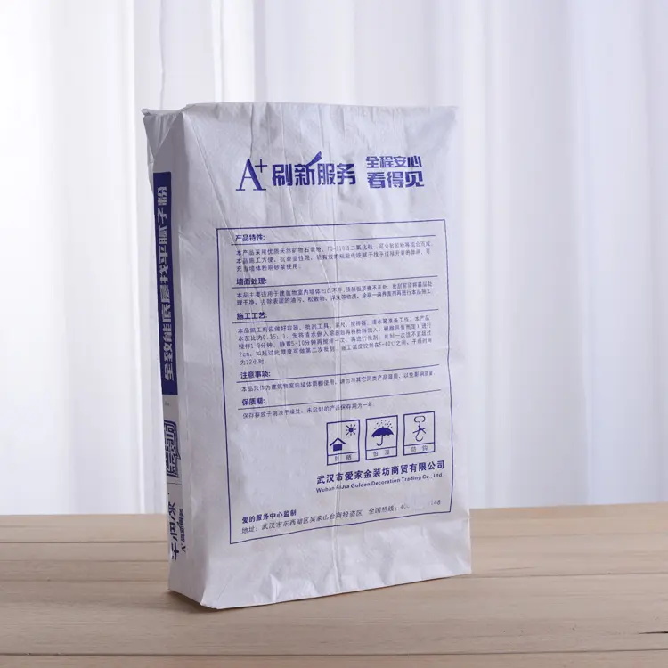 PP Woven Laminated Mortar Valve Pocket Plastic Packing Cement Sack Bag